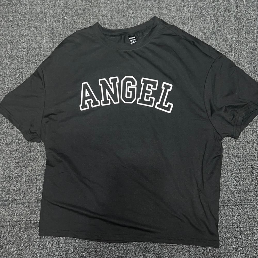 SHEIN black angel top
